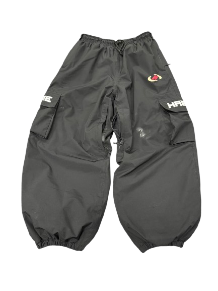 Black Classic Baggy Snow Pants (TPU)