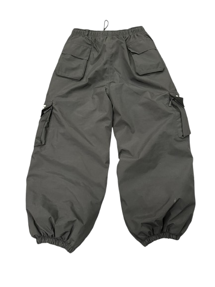 Black Classic Baggy Snow Pants (TPU)