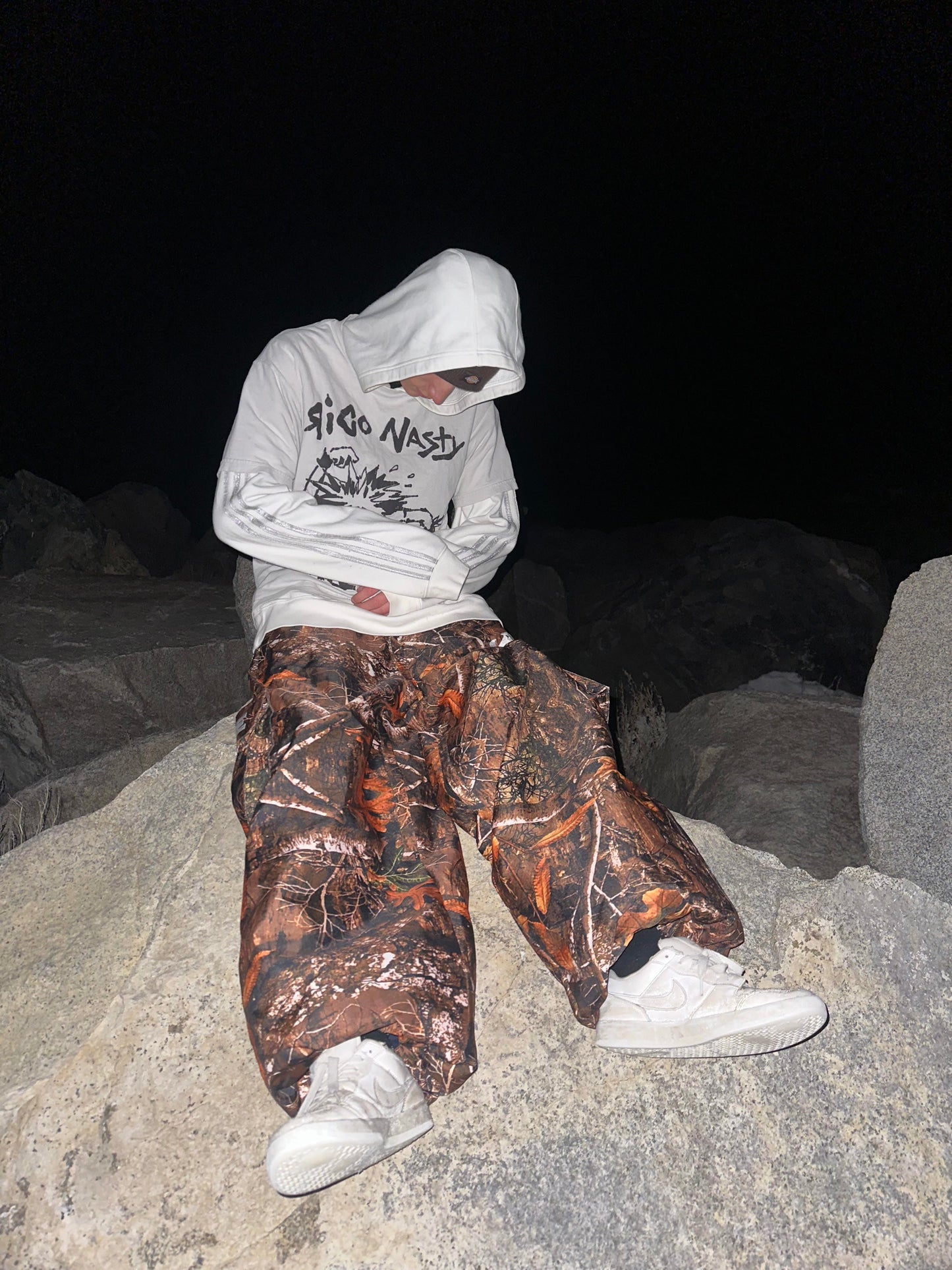 Black CORTEX Baggy Snow Pants