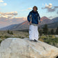 White Classic Baggy Snow Pants (TPU)